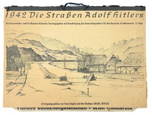 German Third Reich Road Kalender 1942