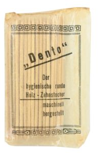 German Third Reich Era Package of Tooth Sticks