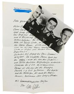 Signature of Luftwaffe KC Recipient 'Wilhelm Noller'