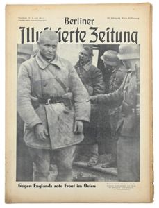 German Berliner Illustrierte Zeitung Newspaper 1941