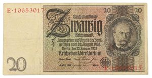 German Third Reich period Banknote