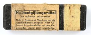 German WH Hautentgiftungsmittel container 1943