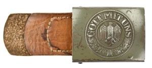 German WH Beltbuckle with Tab 'J.Dicke' 1941