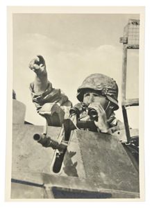 German Waffen-SS Kriegsberichter Postcard 'Unsere Waffen-SS'