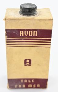 US WW2 Avon Talc for Men Package