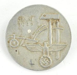 German Third Reich 1 May Badge 1936