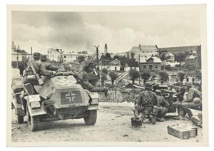 German Waffen-SS Kriegsberichter Postcard 'Unsere Waffen-SS'