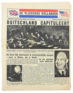 Allied/Dutch Flyer 'De Vliegende Hollander' 10 May 1945 Last Edition