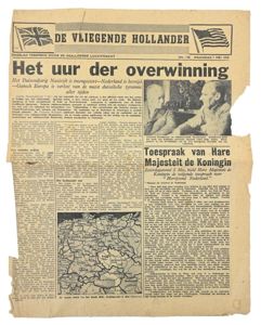 Allied Droppingsflyer 'De Vliegende Hollander' 7 May 1945