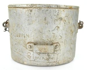 Italian WW2 POW Named Messtin