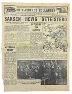 Allied Droppingsflyer 'De Vliegende Hollander' 16 February 1945