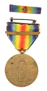 US WW1 Victory Medal with Clasp