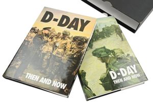 D-Day Book Set ''Then and Now' Volume 1&2