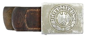 German WH Beltbuckle with Tab 'R.S.&S.'