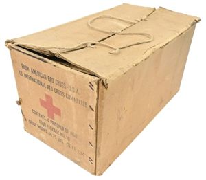 US WW2 Prisoner of War Food Parcel Box V.2