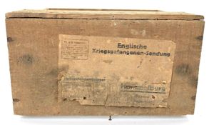 British WW2 POW Post Parcel Box