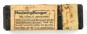 German WH Hautentgiftungsmittel container 1943