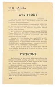 Allied WW2 Droppingsflyer 'Westfront/Ostfront'