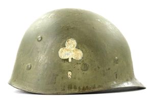 US WW2 101st Airborne Division, 327th Glider Infantry Regiment Helmet …