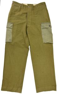 US WW2 Modified Wool Serge Trousers 'Tank Destroyer''