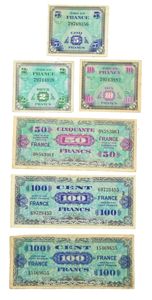 Allied WW2 France Military Occupation Currency