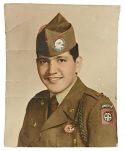 US WW2 Named 82nd Airborne Division Portrait Picture