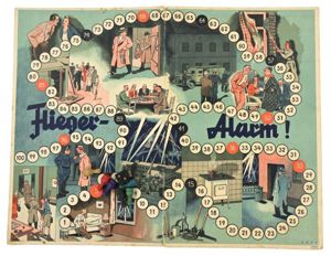 German Third Reich Period Boardgame 'Flieger Alarm!'