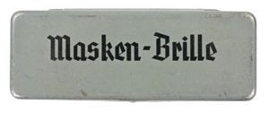 German WH Masken-Brille in Case