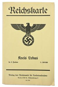 German Third Reich Roadmap Kreis Lebus