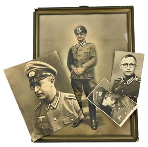 German WH NCO Portrait Picture Set