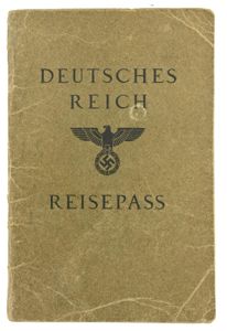 German Third Reich Travelcard 'Erich Hauptmann'