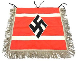 German HJ National Socialist Students'-league Trumpet Banner