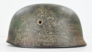 German LW M38 FSJ Camo Helmet Shell
