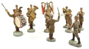 German Elastolin Toy Figures RAD Music Band