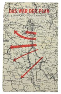 Allied WW2 Droppingsflyer 'Das War der Plan'