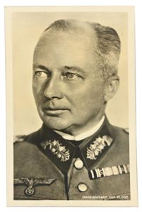 German WH General Postcard 'von Kluge'