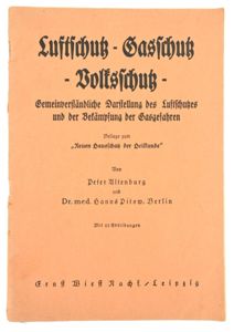 German Luftschutz Booklet