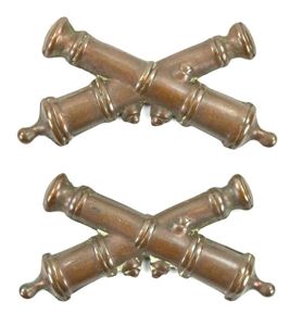 Dutch Pre-WW2 Collar Tab Insignia 'Artillerie'