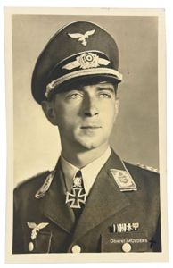 German Knight's Cross recipient Postcard 'Oberst Molders'