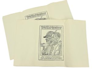 German Reichspost Advertising Paper