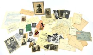 German WH Medal & Document Grouping 'Obergefreiter Bonzelett