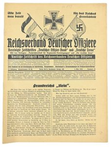 German Newspaper 'Reichsverband Deutsche Offiziere'