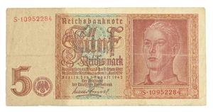 German Third Reich period Banknote