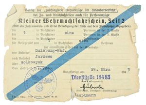 German WH Driverslicense Papers Part 2