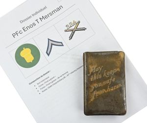 US WW2 87th Infantry Division Named Shield Bible