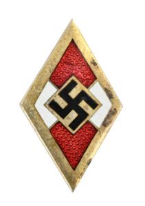 German Hitler Youth Golden Member Honor Badge