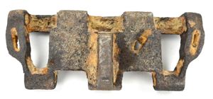 German WH/SS panzer IV Track Link with battledamage
