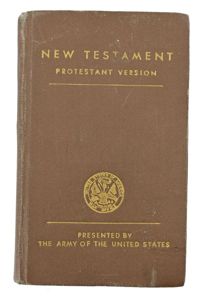 US WW2 New Testament Bible Book