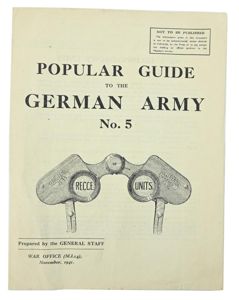 British WW2 Guide to the German Army No.5