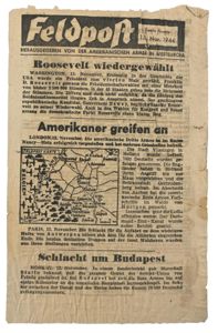 Allied WW2 Droppingsflyer 'Feldpost'